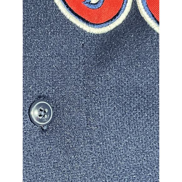 Boston Red Sox Baseball Jersey Button Up Mens XL Blue True Fan MLB Genuine - Picture 5 of 11